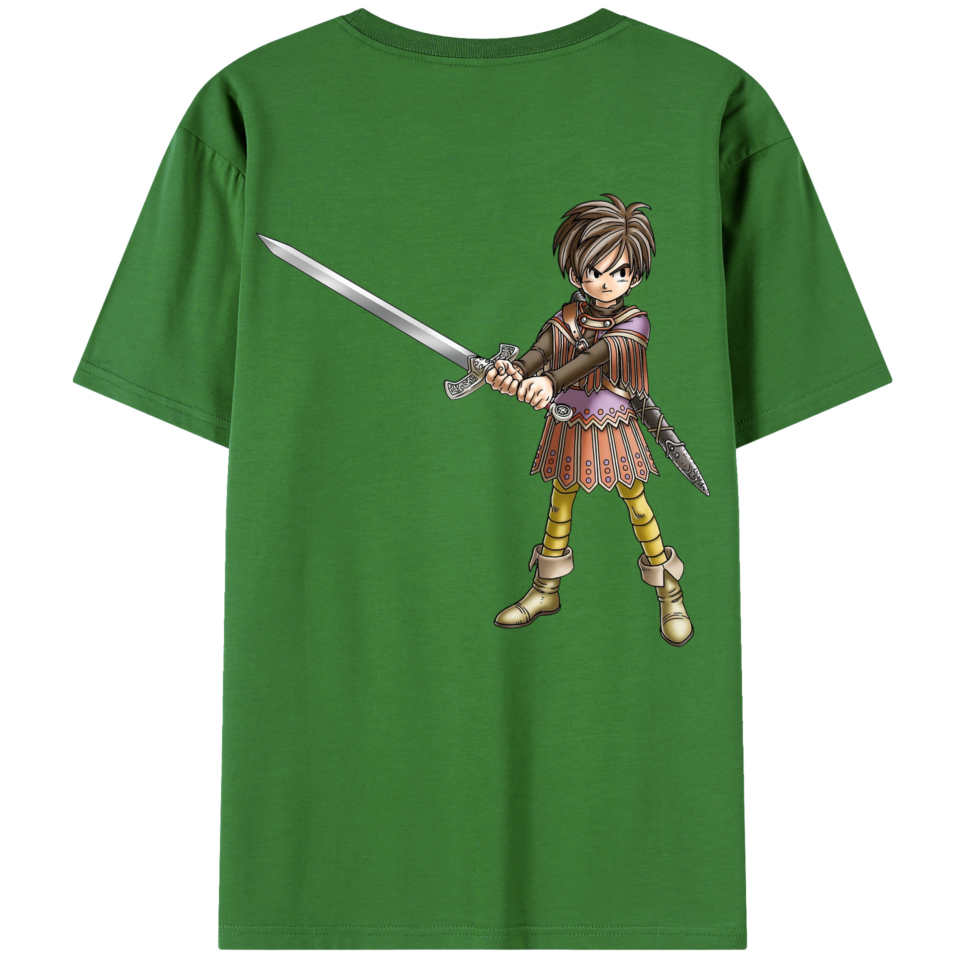 （画像用） ドラゴンクエスト Doragon Kuesuto Dragon Quest レディース半袖Tシャツ(バックプリント)